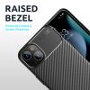 Husa Carbon Fiber pentru Apple iPhone 11 Pro Max, aspect carbon, neagra
