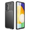 Husa Carbon Fiber pentru Samsung Galaxy A53 5G, aspect carbon, neagra