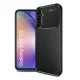 Husa Carbon Fiber pentru Samsung Galaxy A54 5G, aspect carbon, neagra
