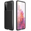 Husa Samsung Galaxy S23 Plus, Carbon Fiber, textura cu aspect carbon, neagra