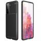Husa Samsung Galaxy S23 Plus, Carbon Fiber, textura cu aspect carbon, neagra