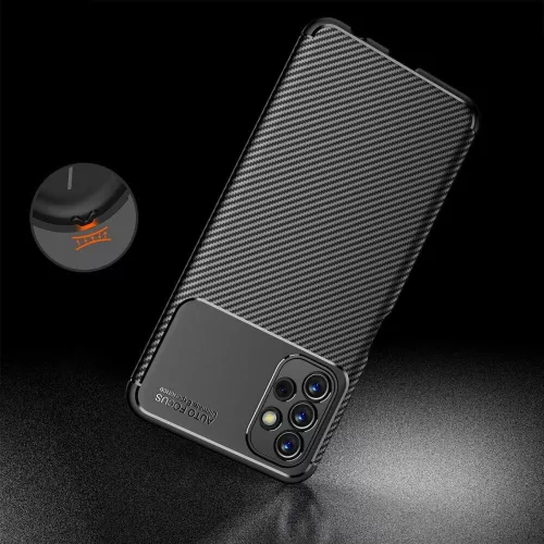 Husa Samsung Galaxy S24 Ultra, Carbon Fiber, aspect carbon, neagra