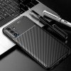 Husa Carbon Fiber pentru Samsung Galaxy A35, aspect carbon, neagra