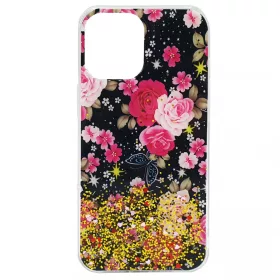   Husa de protectie Shiny Flowers pentru Apple iPhone 12 Pro Max, model 3