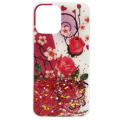 Husa de protectie Shiny Flowers pentru Apple iPhone 12 Pro Max, model 1