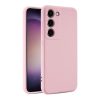 Husa Samsung Galaxy A26, Luxury Silicone, protectie camera, catifea in interior, roz pal