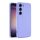 Husa Samsung Galaxy S25 Plus, Luxury Silicone, protectie camera, catifea in interior, mov