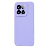 Husa protectie Xiaomi 15, Luxury Silicone, protectie camera, catifea in interior, violet