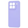 Husa protectie Xiaomi 15, Luxury Silicone, protectie camera, catifea in interior, violet