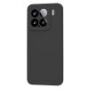 Husa protectie Xiaomi 15, Luxury Silicone, protectie camera, catifea in interior, navy blue
