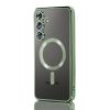 Husa Samsung Galaxy A26, Electroplating Magsafe TPU, protectie camera, verde