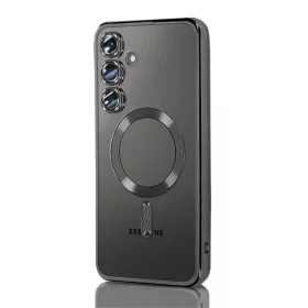   Husa Samsung Galaxy A26, Electroplating Magsafe TPU, protectie camera, neagra