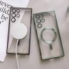 Husa Samsung Galaxy S25 Ultra, Electroplating Magsafe TPU, protectie camera, margini rosii