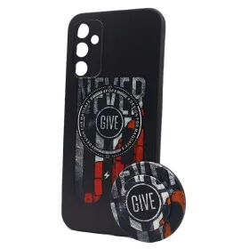   Husa Samsung Galaxy A13 4G, Boter Magsafe + MagPopsocket, Never Give Up