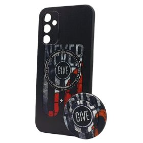   Husa Samsung Galaxy A53 5G, Boter Magsafe + MagPopsocket, Never Give Up