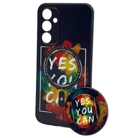   Husa Samsung Galaxy S23 Plus, Boter Magsafe + MagPopsocket, Yes You Can