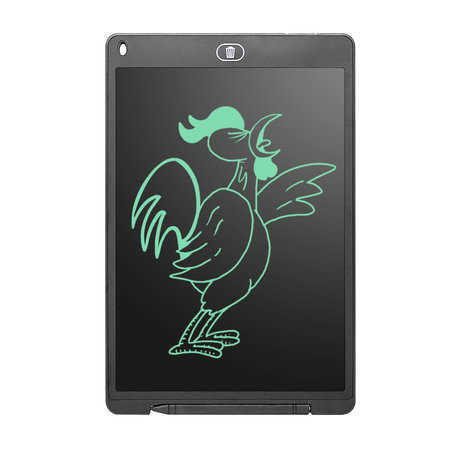 Tableta grafica Wolulu AS-51353, display LCD 12 inch, pentru scris si desenat cu stylus, neagra 