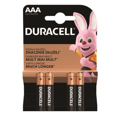 Set 4 baterii Duracell AAA LR03/MN2400