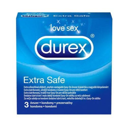 Set 3 prezervative Durex Extra Safe