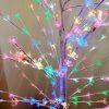 Copacel luminos, 266 LED-uri multicolore, in forma de floare, 150 cm