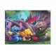 Puzzle 80 piese, 20 x 15 cm, personaje Lilo and Stitch, model 1