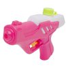 Pistol de apa, 20 cm, plastic, roz fucsia/alb