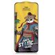 Folie sticla Apple iPhone 15, Kungfu Panda, Antistatic Glass ESD +, margini negre