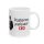 Cana ceramica personalizata, mesaj "Pozitia mea preferata? CEO", 330 ml, alba