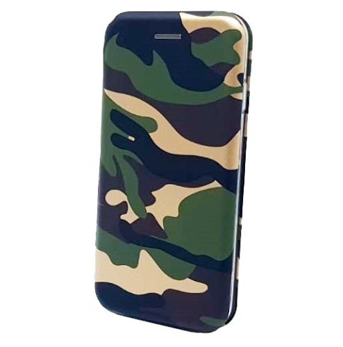 Husa de protectie Luxury Camo pentru Apple iPhone 6/6S, inchidere magnetica