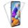Husa protectie Samsung Galaxy A03s (fata + spate) Fully PC & PET 360°, transparenta