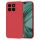 Husa protectie Honor X8b, Luxury Silicone, catifea in interior, protectie camere, rosie