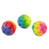 Minge saltareata Super Space Ball, 7 cm, lumini LED, roz/galben/albastru