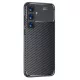 Husa Carbon Fiber pentru Samsung Galaxy S24 Plus, aspect carbon, neagra