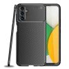 Husa Carbon Fiber pentru Samsung Galaxy S24 Plus, aspect carbon, neagra