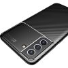 Husa Carbon Fiber pentru Samsung Galaxy S24 Plus, aspect carbon, neagra