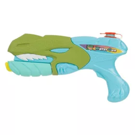   Jucarie pistol cu apa, 27 cm, plastic, Dinozaur, turcoaz/verde