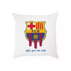   Perna decorativa personalizata, 40 x 40 cm, alba, mata, husa detasabila, model 5