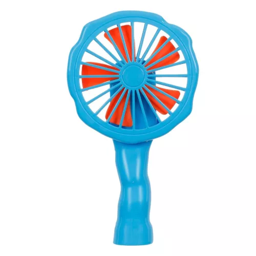 Ventilator portabil pentru copii, 18 cm, albastru