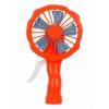 Ventilator portabil pentru copii, 18 cm, portocaliu