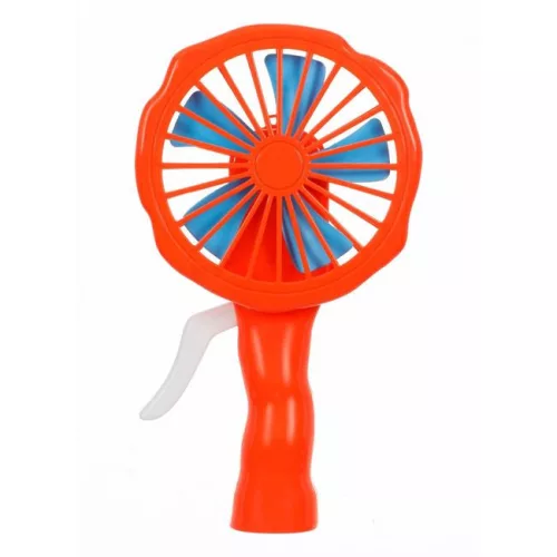 Ventilator portabil pentru copii, 18 cm, portocaliu