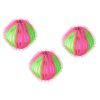 Set 3 bile pentru uscator si masina de spalat, indepartare scame si fire de par, roz/verde