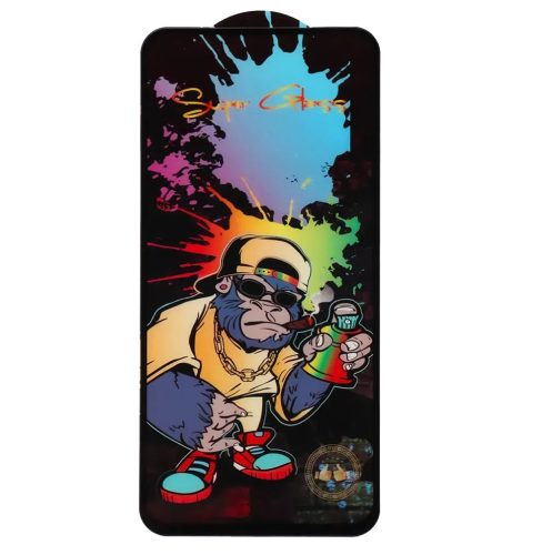 Folie sticla Samsung Galaxy S23 Plus / S22 Plus, Monkey Full Glue, margini negre