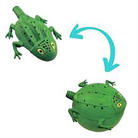 Jucarie animal gonflabil din cauciuc, broasca verde