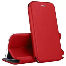   Husa Samsung Galaxy A12 Prestige Book, inchidere magnetica, rosie