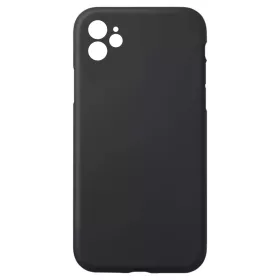   Husa Apple iPhone 14 Luxury Silicone, catifea in interior, protectie camere, negru