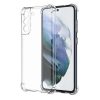 Husa Samsung Galaxy S21 FE TPU transparent, intarituri in colturi, grosime 1,5 mm