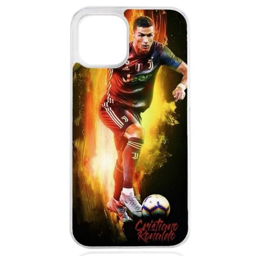 Husa iPhone 14 Pro, TPU flexibil, margini transparente, Ronaldo2