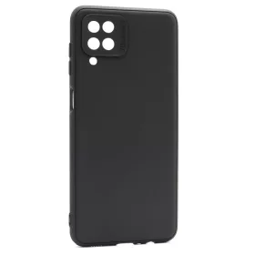   Husa Samsung Galaxy A12, Matt TPU My Choice, silicon moale, protectie camere, neagra