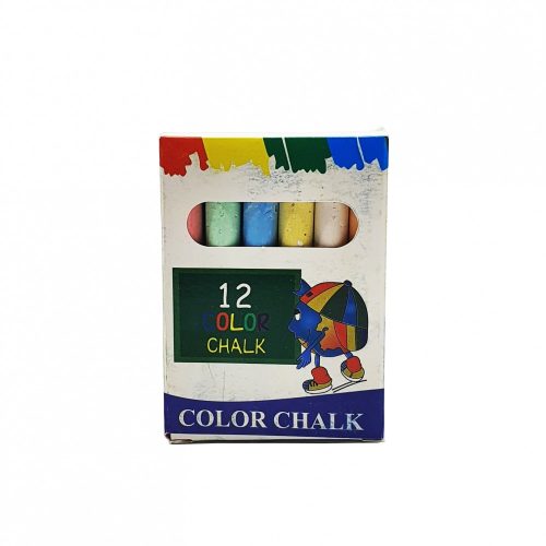 Creta colorata pentru copii, 12 bucati, diverse culori