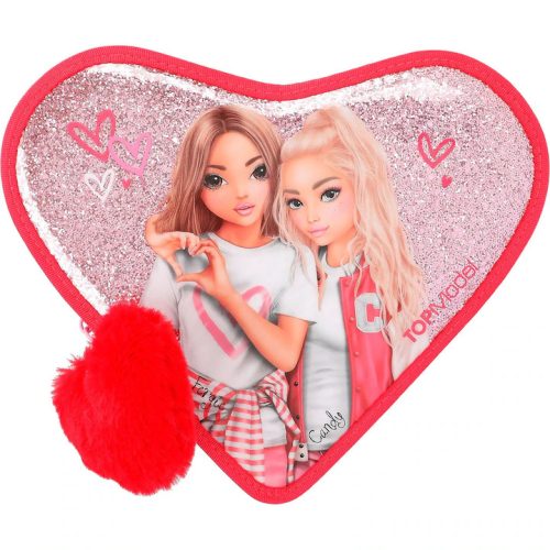 Penar Echipat Top Model, inima One Love, roz, 4,5 x 25 x 20 cm 